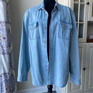 Old Navy Boyfriend Denim Buttondown